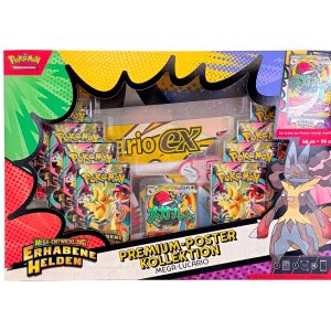 Erhabene Helden Mega Lucario Premium-Poster Kollektion Deutsch