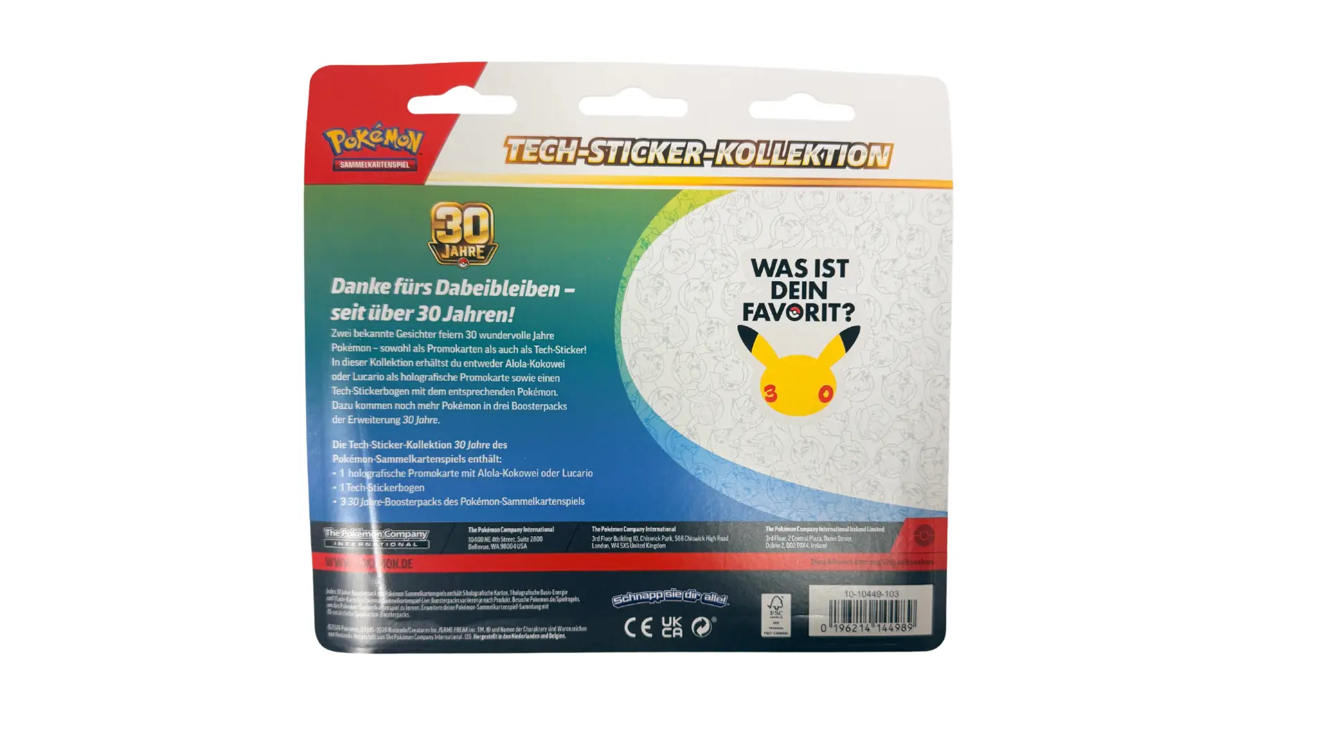 30 Jahre Tech-Sticker Kollektion Alola Kokowei Deutsch – Bild 2