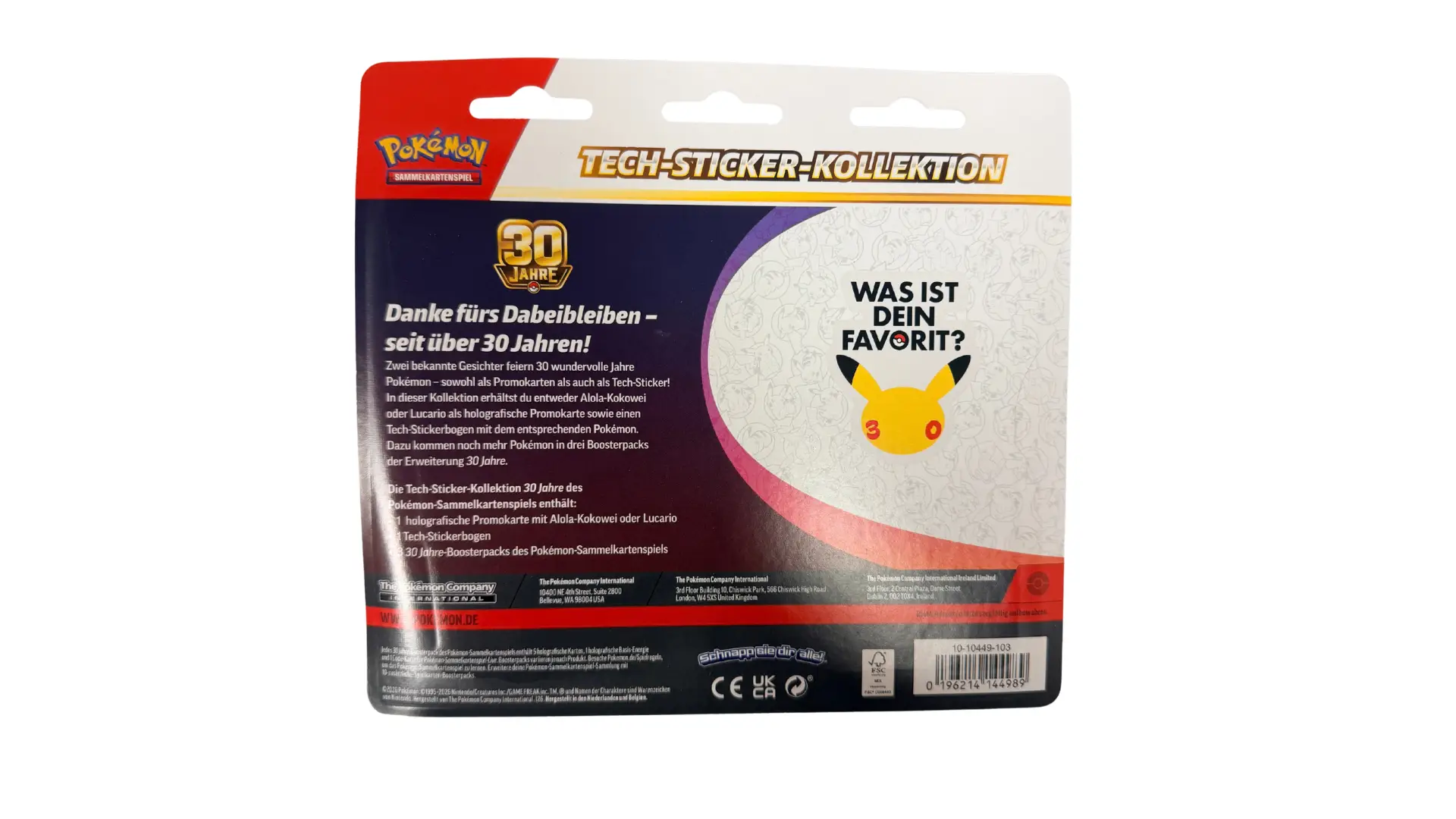 30 Jahre Tech-Sticker Kollektion Lucario Deutsch – Bild 2